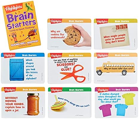 Destaques Book of Things to Writing Activity Kit, Conjunto de redação criativa para crianças com mais de 7 anos
