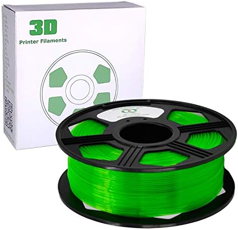 Yoyi Yoyi 3D Filamento da impressora, Filamento PETG 1,75 mm 2,2 libras, precisão dimensional +/- 0,03 mm, nova