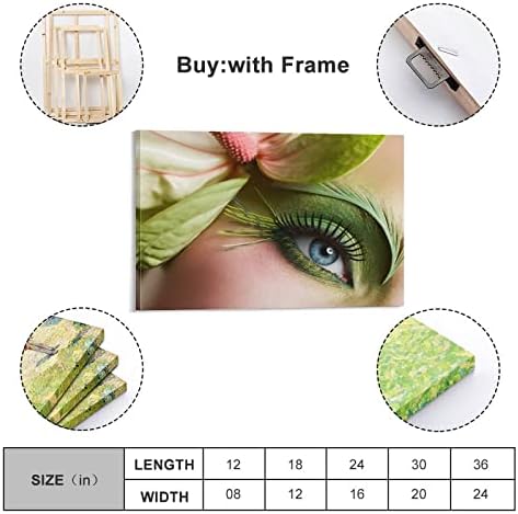 Extensão de cílios Poster de olho de olho de olho maquiagem Haimei Salon Arte da parede de parede Poster de tela de tela para pôsteres