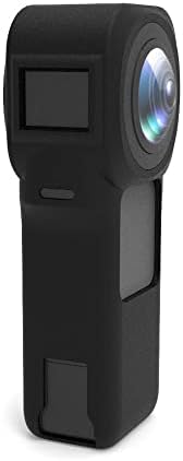 Caixa de capa flexível da câmera Moudoauer com proteção de enseada de lente para insta360 uma peça de acessório de 1 polegada de Rs