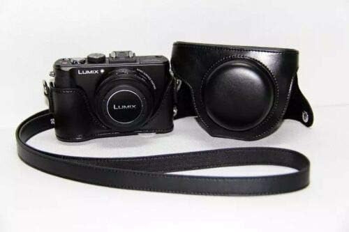 Caixa de câmera de couro PU de proteção, bolsa para Panasonic Lumix DMC LX5 LX7 LX3