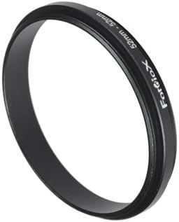 Fotodiox 49mm-52mm, 49-52mm Macro em close-up anel reverso, anel de metal preto anodizado, para Nikon, Canon, Sony, Olympus, Pentax, Panasonic, câmera Samsung