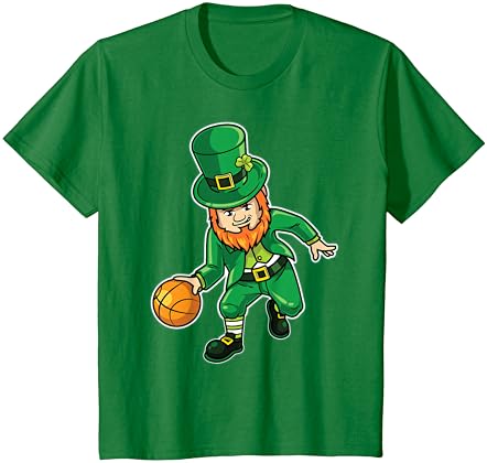 Camisa do dia do basquete infantil, camiseta de basquete da sorte