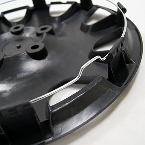 TuningPros WSC-533B15-Pacote de 4 calibes-estilo de 15 polegadas Tipo de roda preta fosca Tampa de roda de cuba
