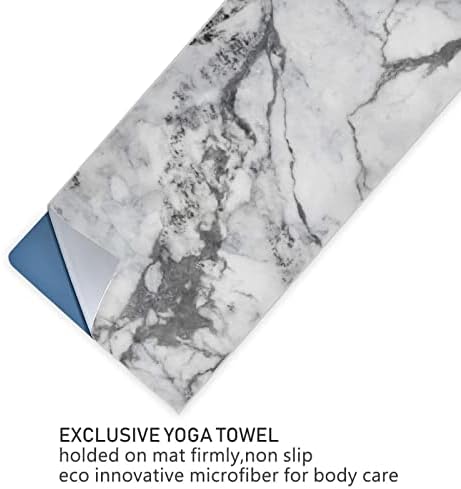 Aunstern Yoga Blanket Hipster-White-Black-Marble Yoga Towel Yoga Mat Toalha