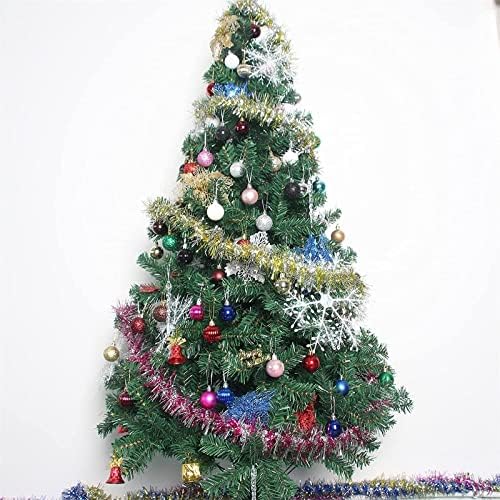 24 CT Bolas de Natal Ornamentos Definir plástico Decorações de esferas em suspensão, decoração da casa da árvore de