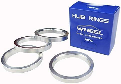 Ringos centrados no cubo de conexão da roda, 106 a 78,1, conjunto de 4, hubrings de liga de alumínio, O.D: 106mm i.d: 78,1 mm. A