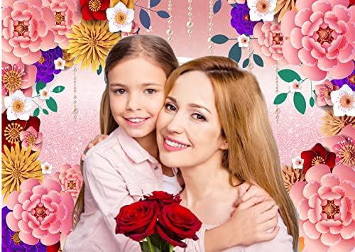 Cylyh 7x5ftmother's Day Backdrop Domíaco das Mães Decorações Banner Dia da Mãe Penmo Cenário Feliz Dia das Mães Formulário