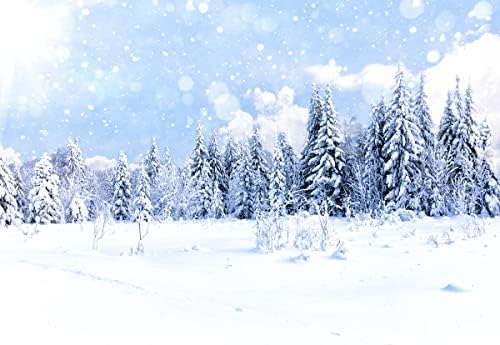 10x6,5 pés de inverno na floresta de neve árvores de natal congeladas para decorações de festas de ano novo de Natal