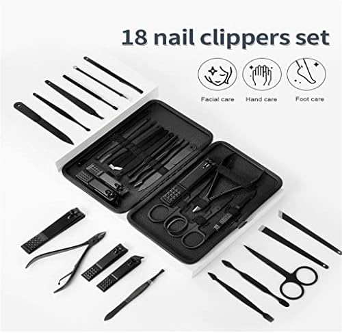 N/A 18 PCS Manicure Cutters Clipper unha Conjunto de unhas