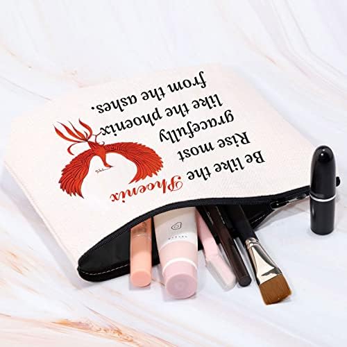 MBMSO Phoenix Makeup Bag Phoenix Gifts for Women Cosmetics Bag como The Phoenix do Ashes Phoenix Rising Inspiration Quote