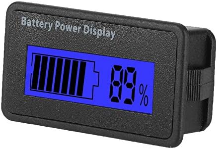 Indicador de capacidade da bateria 12-48V Testador de tensão de bateria universal com tela LCD