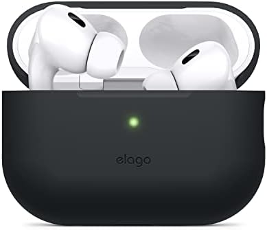 Caso de silicone eLago e guarda de poeira compatível com airpods pro 2nd generation