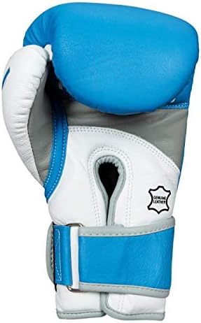 Título Boxing Gel World V2T Bag luvas, azul claro/branco/cinza, X-Large