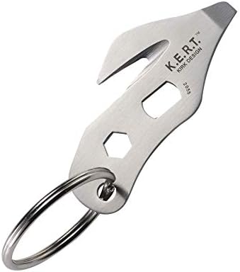 Crkt K.E.R.T. Micro Ferramenta EDC Keyring: Lightweight Multi-Tool for Everyday Carry, cortador de cinto de segurança,
