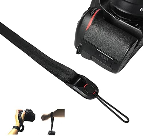 Keqkev camera tira manual tira ajustável pulsep strap confortável lankyard de liberação rápida