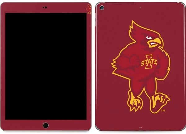 Skinit Decalk Tablet Skin Compatível com iPad 7º a 8ª geração - Mascote de faculdade oficialmente licenciado Design do estado de Iowa