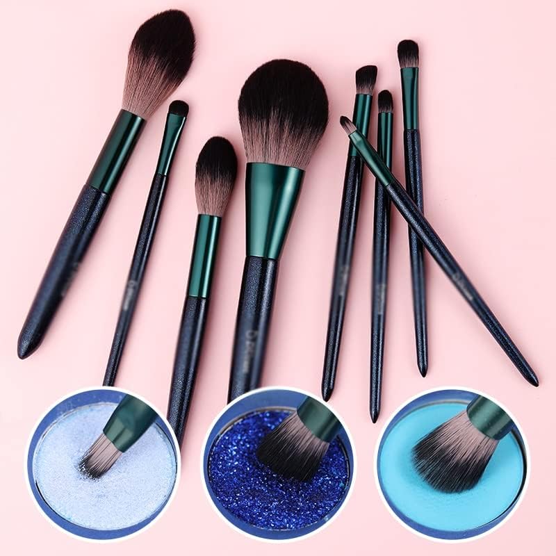 LLly Makeup Brush Professional 8pcs Bruscos de maquiagem Definir beleza Maquia