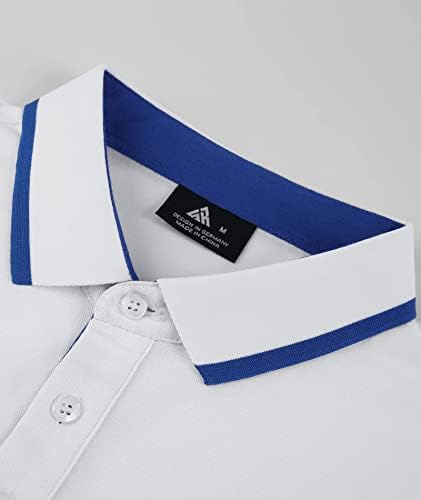 Camisas de pólo de iluminação nerd para homens - camisa de golfe Manga curta Humeridade Wicking Tennis Shirts Mesh Sports Shirts