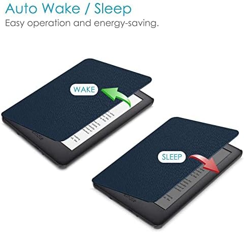 Caso para Kindle, Case para Edição Kindle 8ª Geração Ultra Slim Sleep Automotor Acordado Pu Capa SY69JL