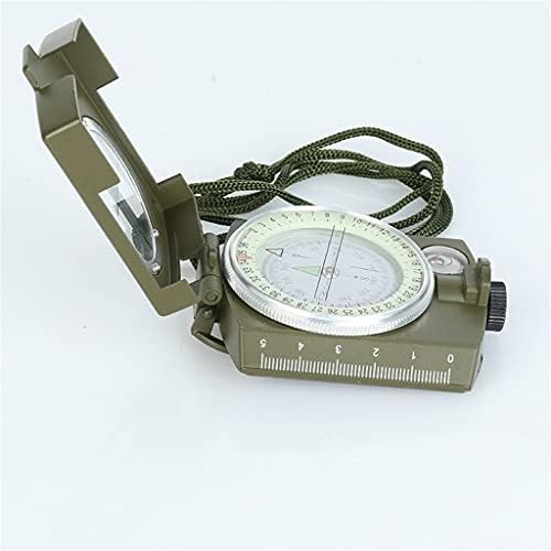 FZZDP Exército Militar de Metal Metal Compass Clinometer Camping Outdoor Tools Multifunction Compass
