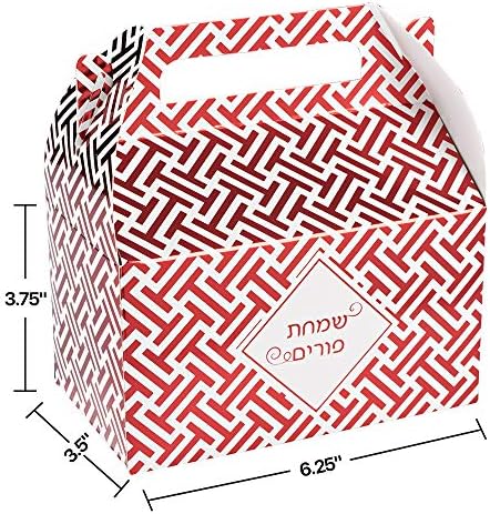 Caixa de tratamento de papel de papel de papel alumínio de Hammont Foil - Design atraente perfeito para festas e ocasiões | 6,25 x 3,75 x 3,5