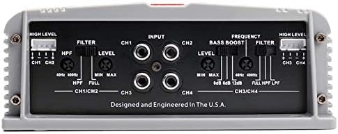 Crunch SA-1100.4 Smash Series 1.100 watts de 4 canais AB AB AMP