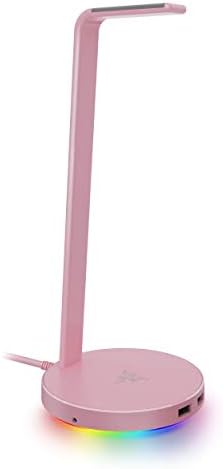 Razer Barracuda x sobre o fone de ouvido sem fio para PC Wireless, Quartz Pink & Razer v2 Chroma RGB Iluminação, quartzo rosa