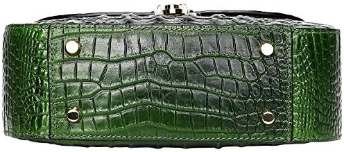 Pijushi Genuine Leather Crossbody Sacos de ombro para mulheres Bolsa de mochila de mochila de crocodilo de designer feminino