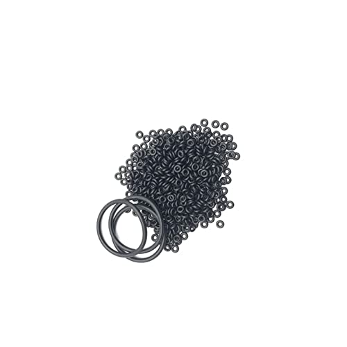 Rolamento de choque 50pcs preto o anel junta cs 0,5 mm od 1,7-61mm nbr automóvel nitrilo borracha redonda o tipo de corrosão anel