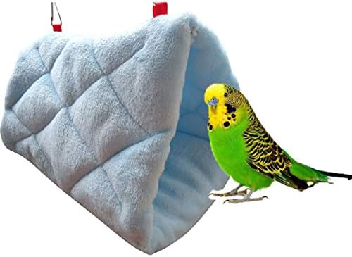 Bird Nest House Hout Hammock Toy Winter Warm -gaiola Polta de suporte pendurada na cama Swing para periquito Cockatiel Budgie