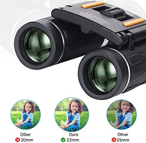 Upgrade Mini Binoculars Professional 200x22 Recording de longo alcance Telescópio Zoom portátil para concerto de caça ao acampamento