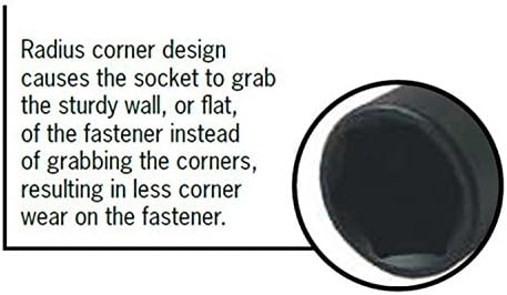 Sunex 424mzt 3/4 de polegada de acionamento 24 mm de 12 pontos de parede fino de parede