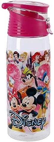 Grupo Disney Ensemble Mickey Minnie Goofy Donald Pluto Flip Top Bottle