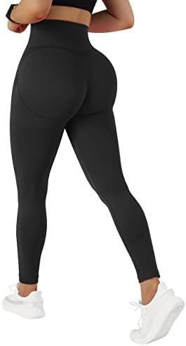 Rxrxcoco mulheres sem costura levantando leggings de barra