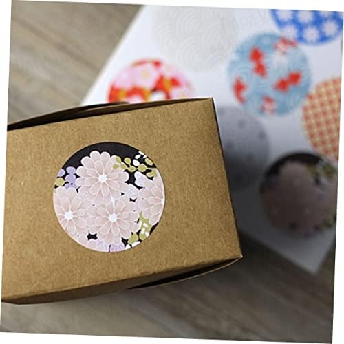 Adesivos envelopes de sewacc para scrapbooking adesivos japoneses Japão adesivos de vedação de estilo Japão adesivos redondos adesivos de adesivos decorativos adesivos decorativos