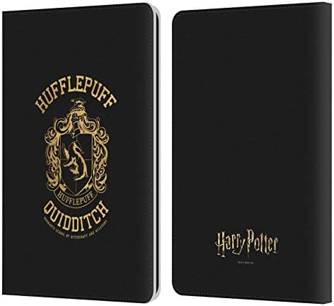 Projetos de capa principal licenciados oficialmente Harry Potter Slytherin Quidditch Hallows da morte de couro da capa de carteira de couro compatível com Kindle Paperwhite 1/2 / 3