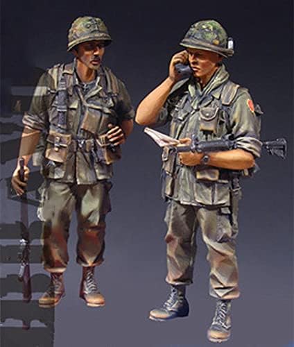 Goodmoel 1/35 Oficial do Exército dos EUA da Guerra do Vietnã Kit de Modelo de Soldado/Kit em miniatura não montado