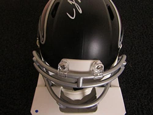 Michael Vick assinou o Mini Capacete Autografado de Atlanta Falcons com autenticação JSA