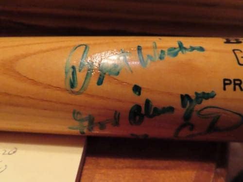 Gary Carter assinou 34 Rawlings Gary Carter Bat JSA - Bats MLB autografados