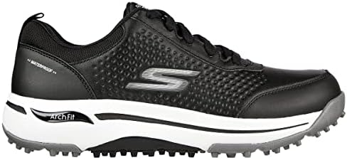 Skechers masculino o arco de arco configurado configuração de tênis de golfe à prova d'água