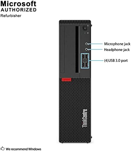 Lenovo ThinkCentre M910S Computador de mesa SFF, Intel Quad Core i5-6500 até 3,6 GHz, 16g DDR4, 256G SSD, WiFi, BT, suporte