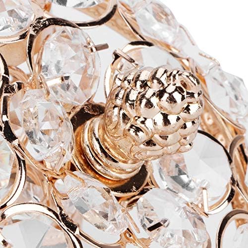 Caixa de bugigangas de jóias de cristal Bewinner - Classic Vintage Rose Gold - Brincos Rings Caixa de armazenamento