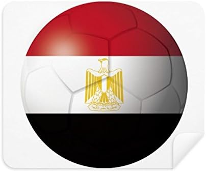 Egypt National Fund Soccer Futebol Limpeza de pano Limpador 2PCS Camurça Fabric