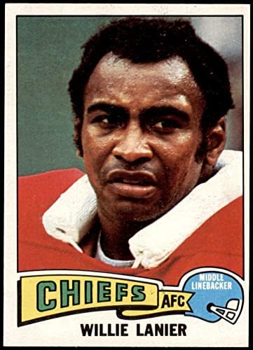 1975 Topps # 325 Willie Lanier Kansas City Chiefs NM Chefes Morgan St