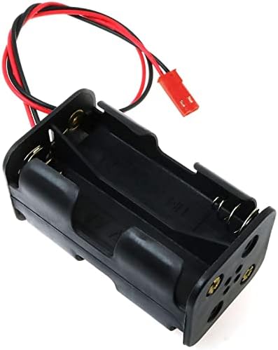 Yunique USA 1 peça compartimento da bateria para 4 baterias tipo AA Stylus com cabo de plugue JST