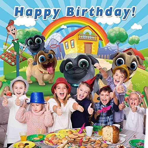 Palavo de cachorro cenário para festas de aniversário suprimentos infantis de origem suprimentos decoração de 3x5ft