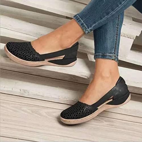 Tênis gibobby para mulheres sapatos de caminhada sapatos femininos moda redondo dedo dedo slip-on confort running shoes