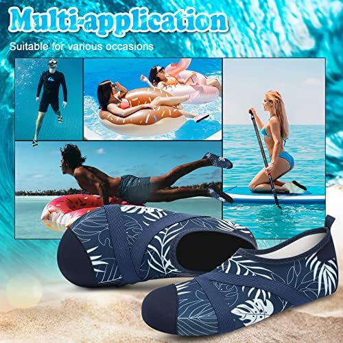 Vifuur Womens Mens Water Shoes Barefoot Meias aquáticas secas e secas para esportes ao ar livre de yoga de natação de praia