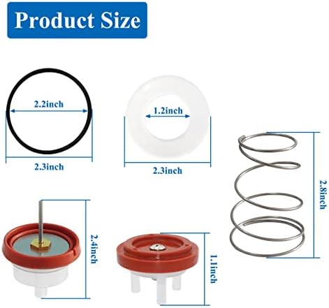 Kit de reparo do disjuntor de pó de vácuo SHINEUS RK1-720A, compatível com Wilkins Modelo 1/2 ”, 3/4” e 1 ”